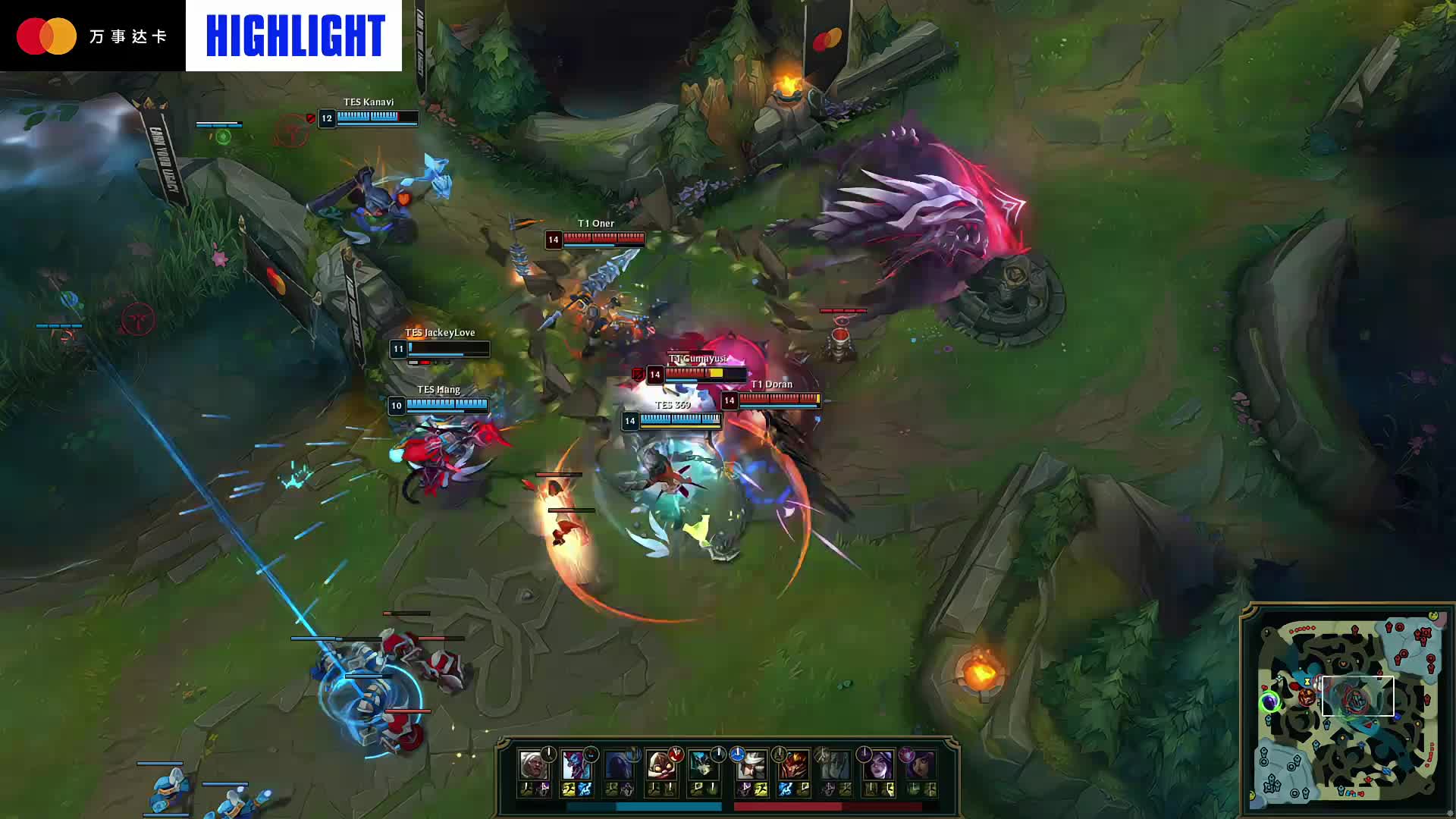 LCK十周年数据：Faker为场数最多、胜场最多、击杀最多的选手